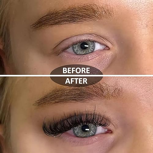 Miniatura 7 de VEYES INC YY - Bandeja de extensiones de pestañas, rizo CD, 0.39-0.59 pulgadas, longitud mixta, abanicos profesionales de extensiones de pestañas,