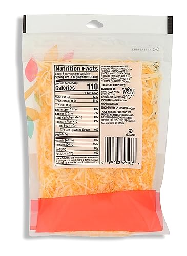 Miniatura 5 de 365 by Whole Foods Market Blend Monterey Jack Cheddar Fancy Shred 16 onzas