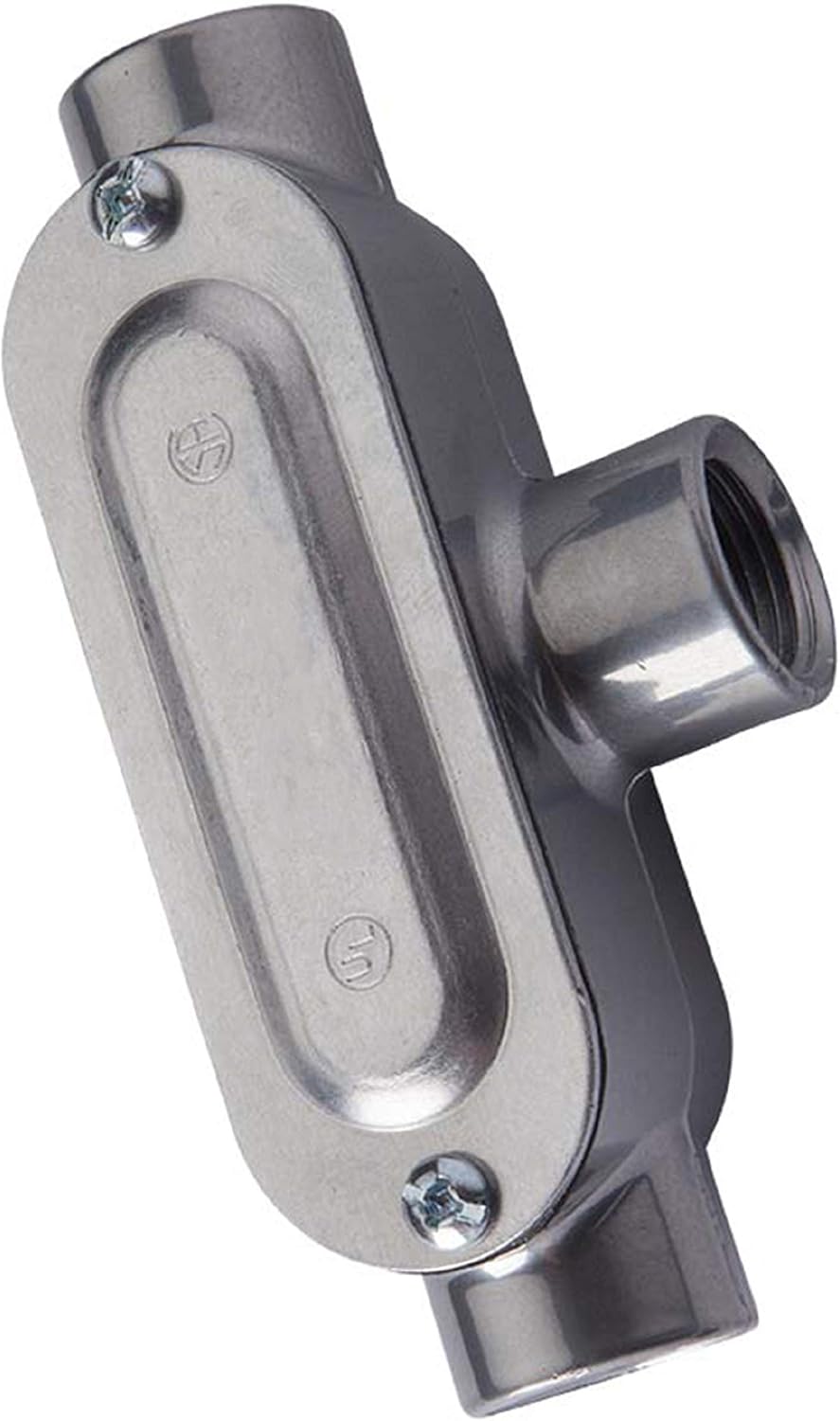 Halex, 1/2 in. Rigid Type T Threaded Conduit Body with Cover and Gasket , 58805, 1 per pack image 3
