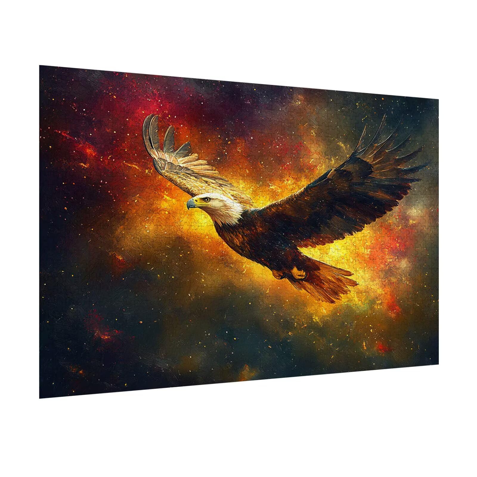 Puzzle 1500 sztuk orzeł trudne drewniane puzzle, n-407 | Niemożliwe wyzwanie, inteligentna gra zręcznościowa, gry logiczne dla całej rodziny, pomysł na prezent, abstrakcja