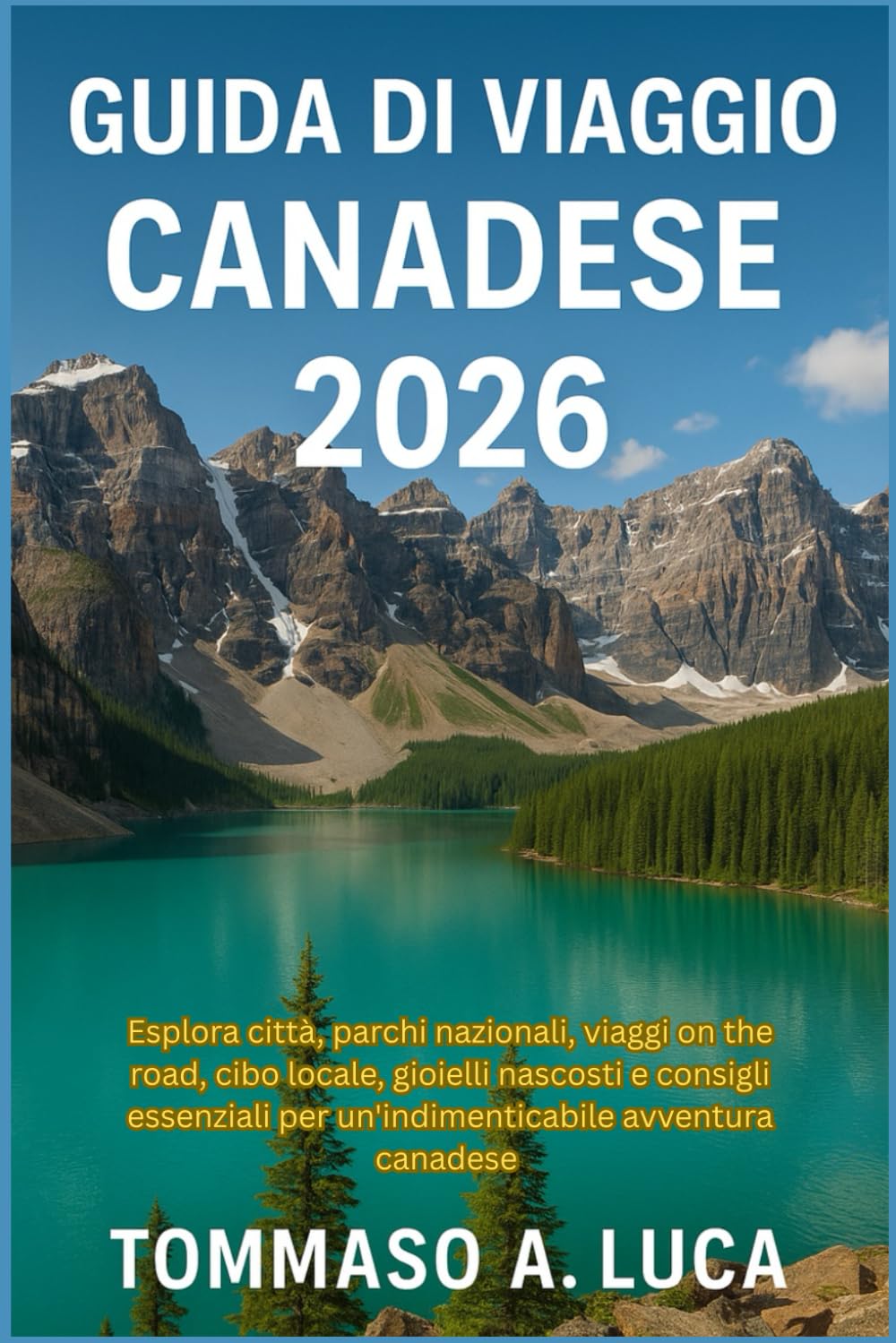 GUIDA DI VIAGGIO CANADESE 2026: Esplora città, parchi nazionali, viaggi on the road, cibo locale, gioielli nascosti e consigli essenziali per un'indimenticabile avventura canadese