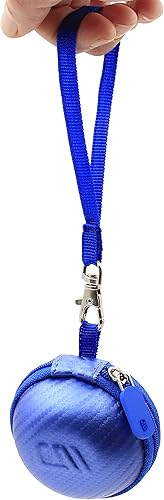 Miniatura 5 de CASEMATIX Funda de viaje de juguete con clip azul compatible con Tamagotchi On Virtual Interactive Pet Game, Giga Pets AR y más mascotas digitales,