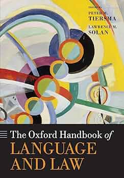 Amazon.com: OXFORD HANDBOOK OF LANGUAGE & LAW OHBK PAPER