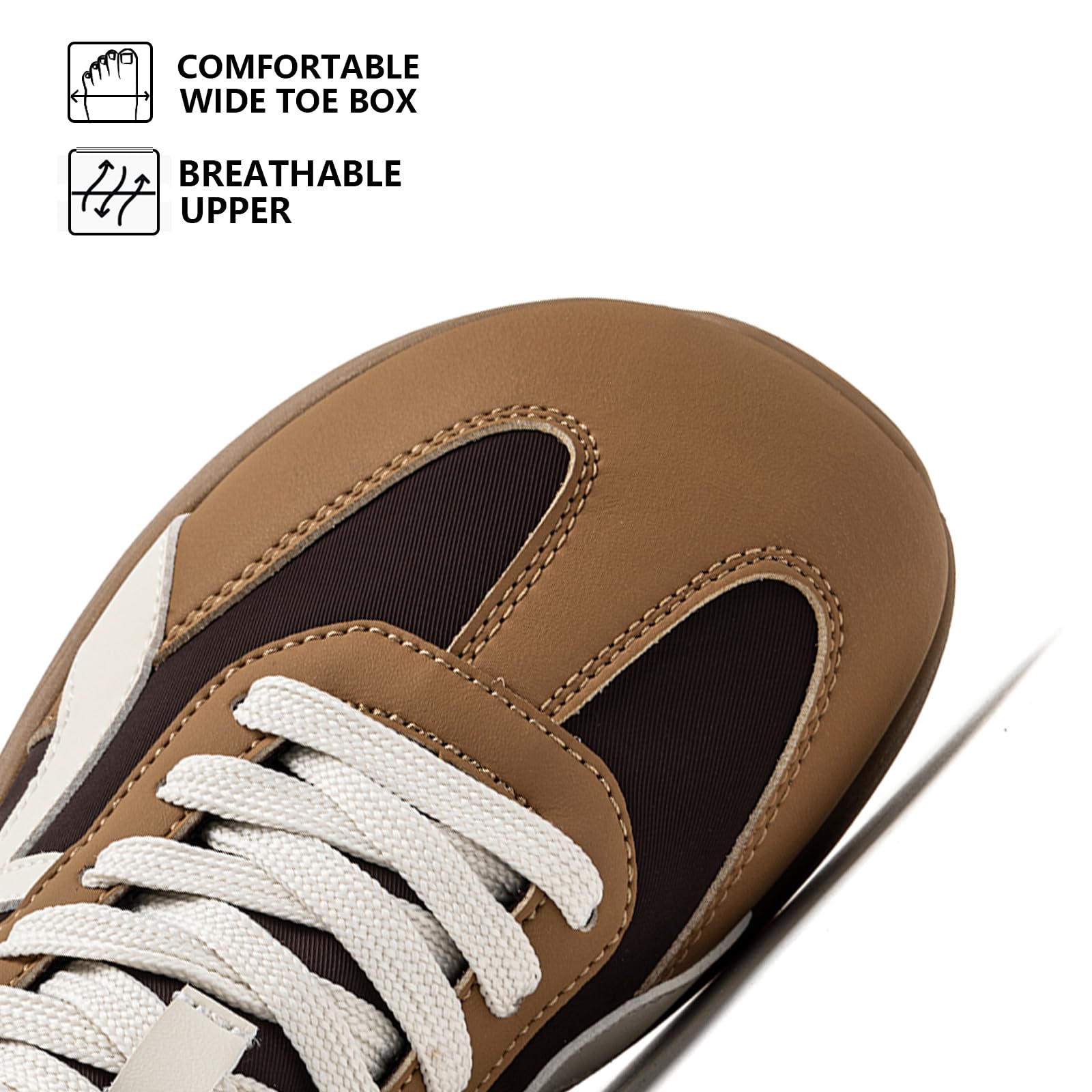 HOBIBEAR Zapatos descalzos unisex | puntera ancha | zapatillas transpirables para el tiempo libre - 3