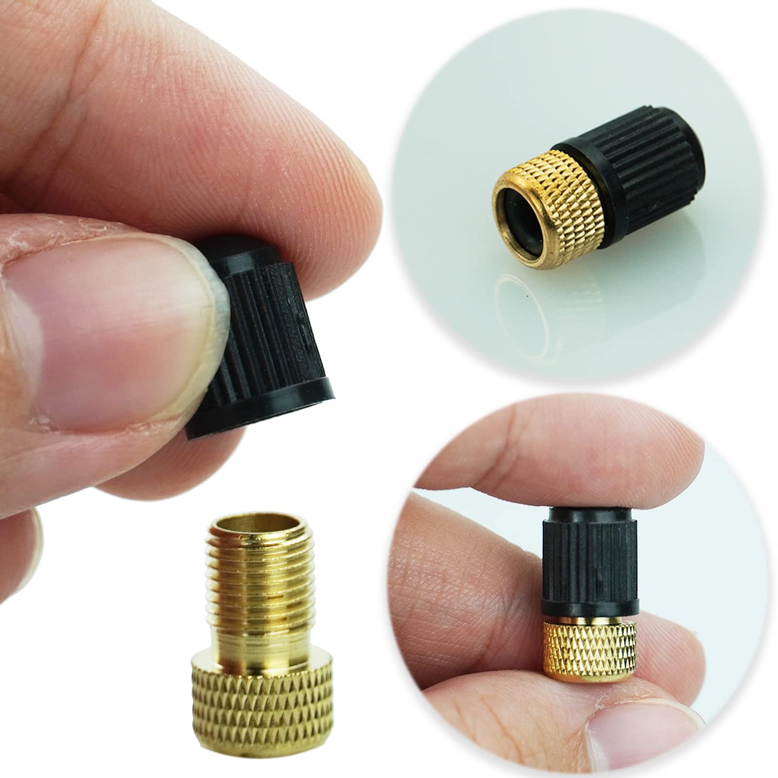 Embout Gonfleur Adaptateur De Valve Presta, Piu00e8ces - Main Image