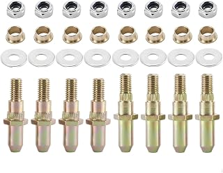 NovelBee 8 Set Car Door Hinge Pins Bushing Kits Fit for Chevrolet Chevy Silverado GMC Sierra Truck SUV 19299324