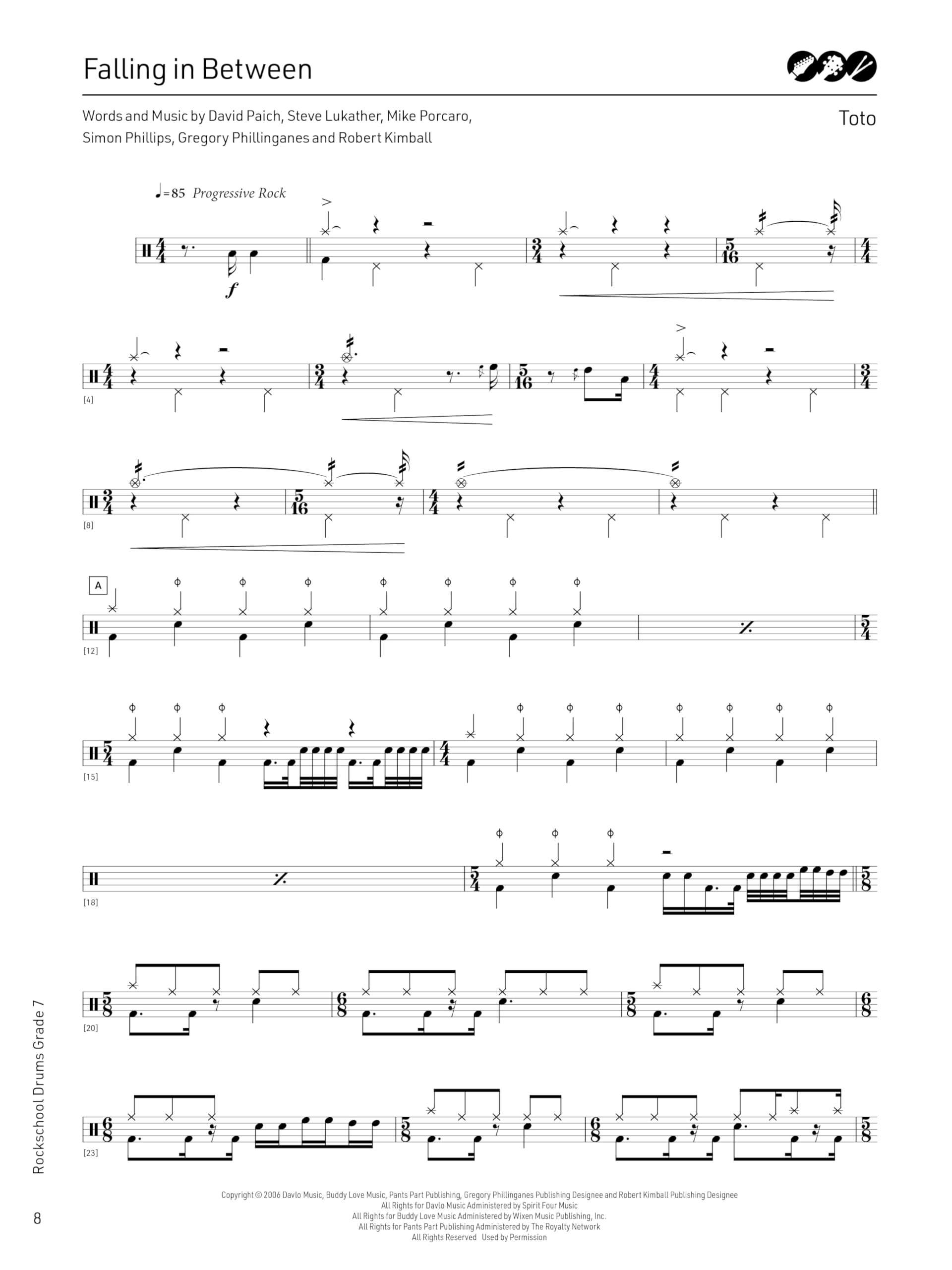 Rockschool Drums Grade 7 (2024)