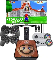 Mario Ultra Video Game Retro + 164 Mil jogos + 4 Controles + Atualizado + Edição Especial