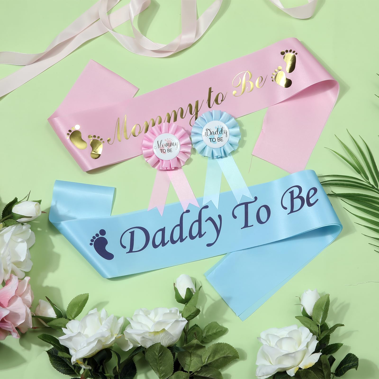 Sjerp papier mummy to be bloemen