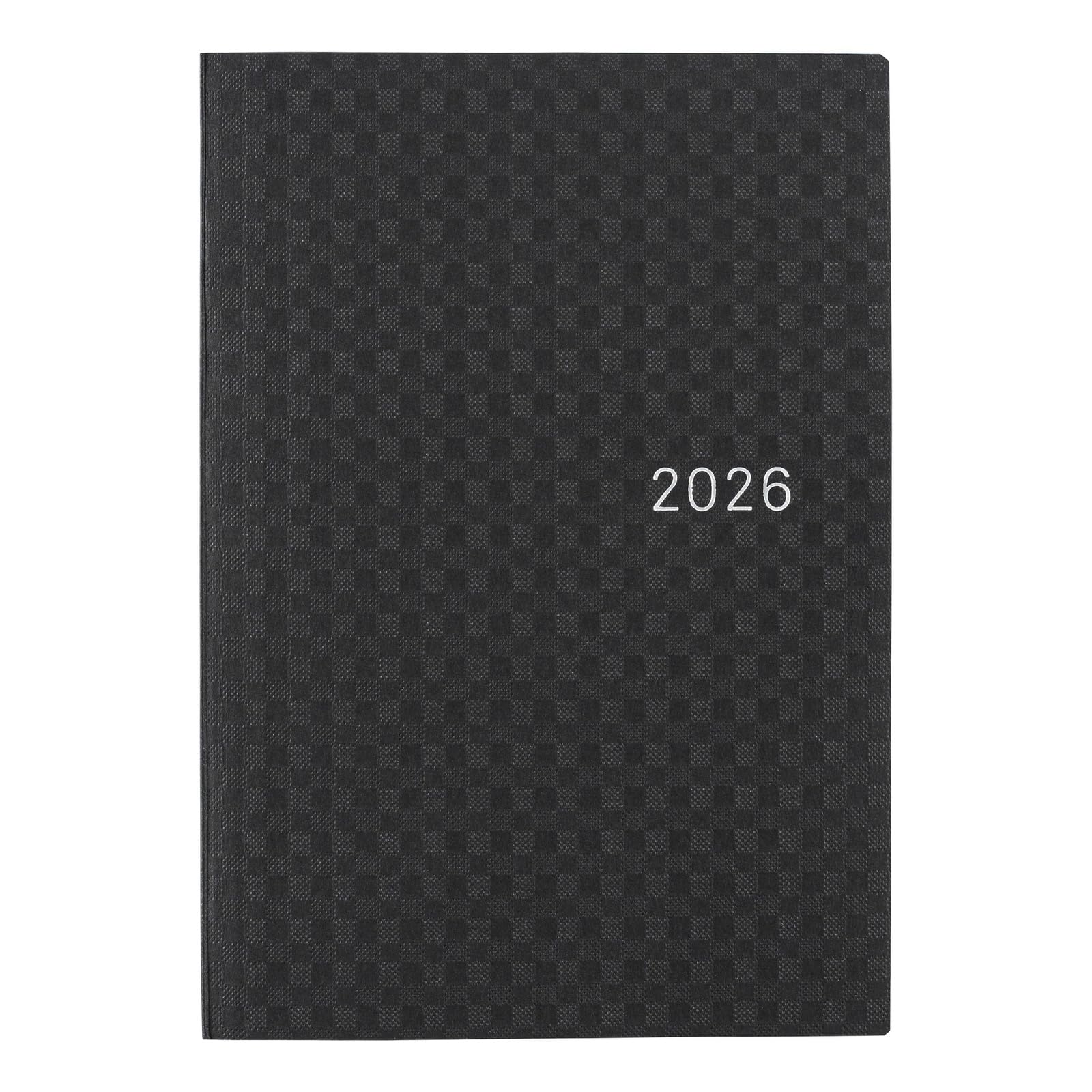 Hobonichi Techo 2026 Original A6 Daily Planner Black Gingham Paper Series