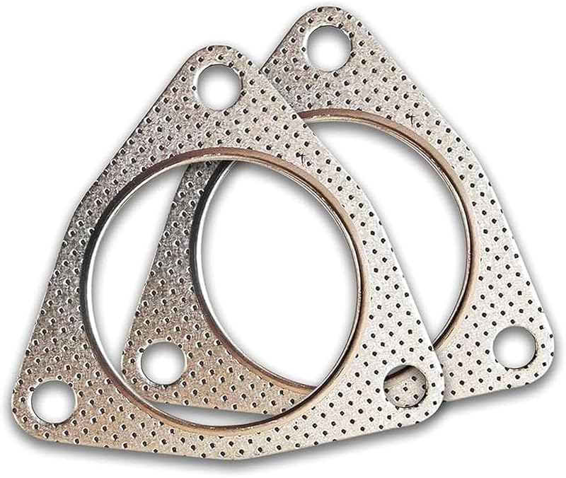 Junta de flange do escapamento MLY 2" com três furos – 2 unidades