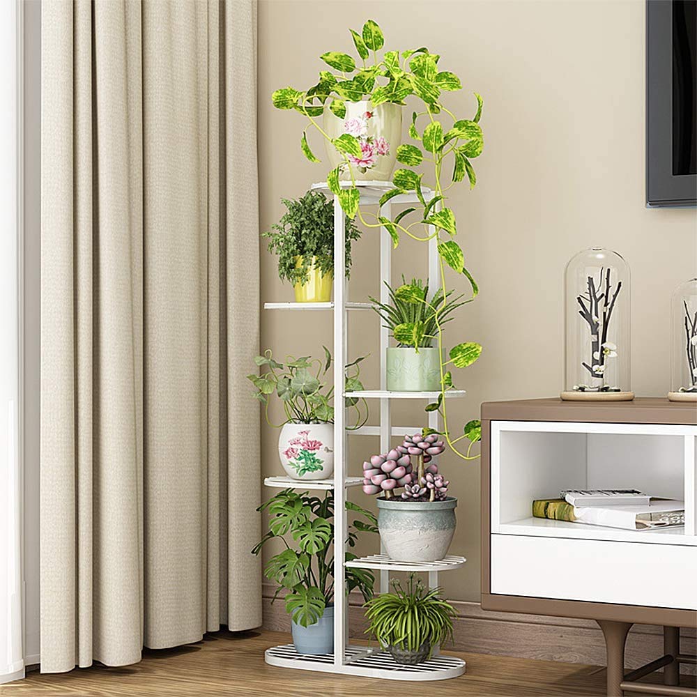 Nucast Decor A trendy Luxury Crafts Metal 6 Tier 7 Potted Plant Stand-Multiple Flower Pot Holder Shelves, Planter Rack, Storage Organizer Display for Indoor Garden Balcony, Overall Size-33x17.5 Inc (B08XQFX5S3) Amazon Price History, Amazon Price Tracker