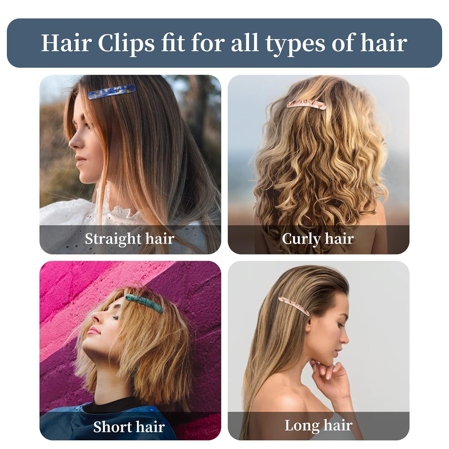 3PCS Hair Barrette for Women, French Hair Barrette Tortoise Shell, Automatic Hair Clips for Thick Medium Volume Hair, Hair Pin Retro Hair Clasp - Image 7