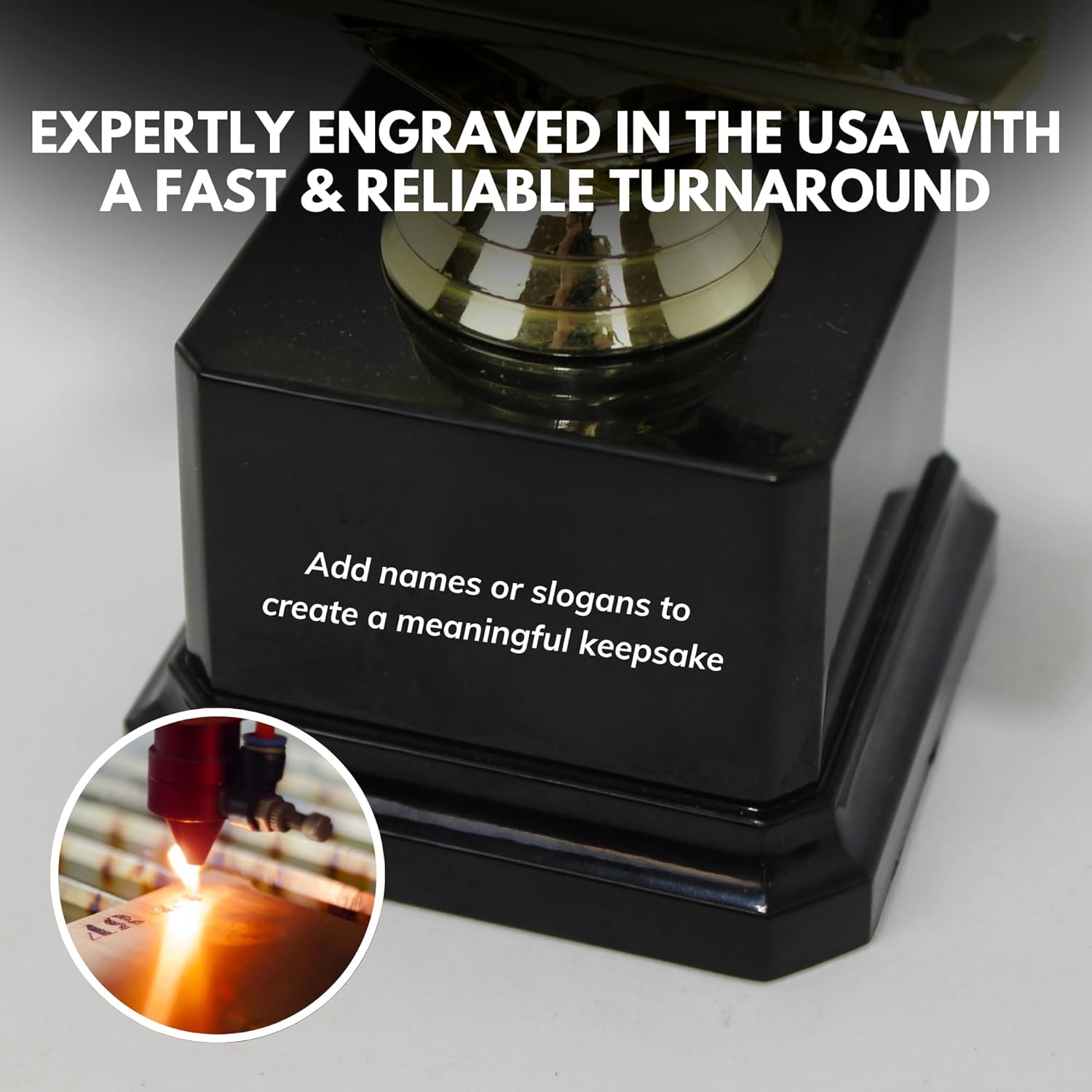 Trophy Outlet Spark Plug Car Show Trophy – Custom Engraved Award for Best in Show, People’s Choice, Muscle Cars, Trucks & Vintage Vehicles – Unique Automotive Recognition
