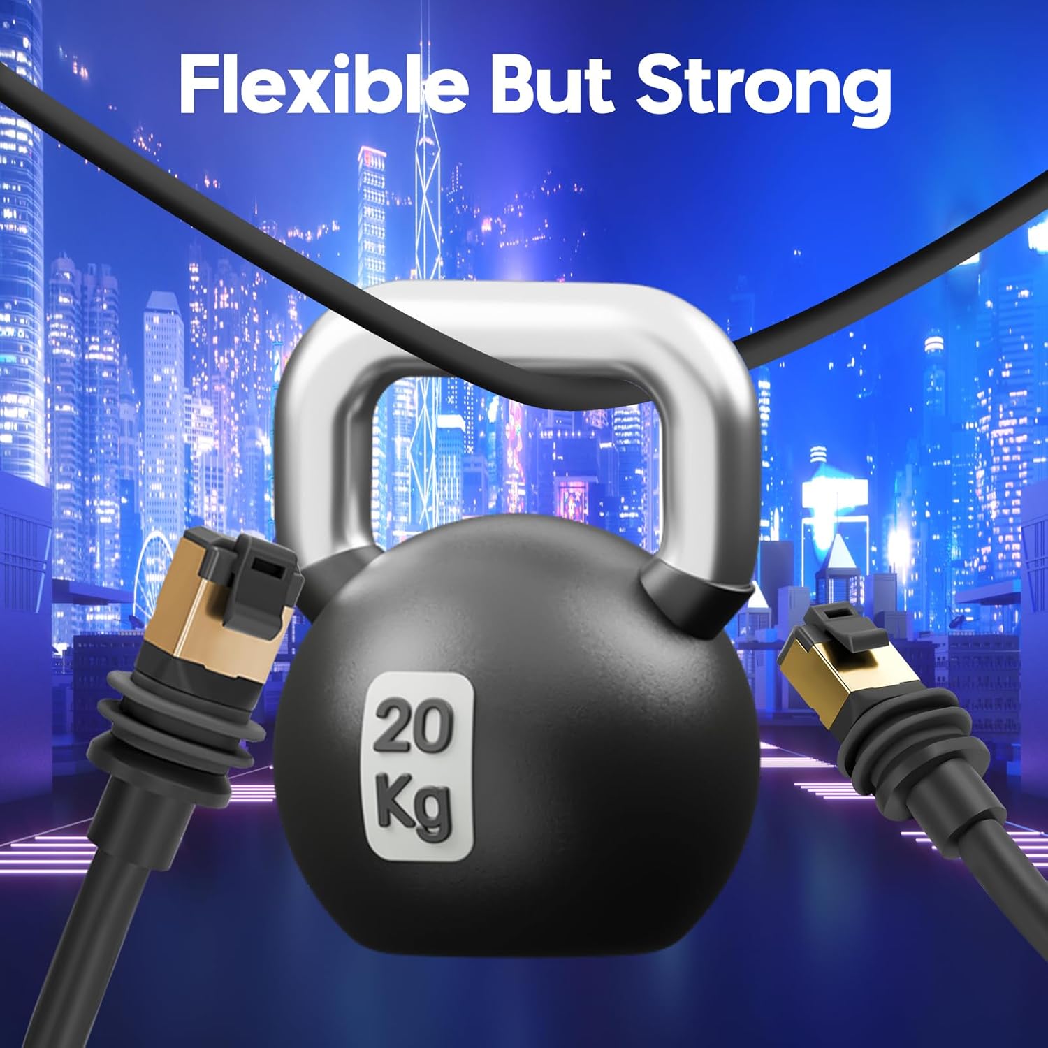 Starlink Cable V3, Waterproof Ethernet Cable (150FT/46M) for Starlink Gen 3