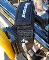 Vista 7 de Correas de cincha prémium de 2 x 20 pulgadas con anillo de metal de acero inoxidable (hebilla), gancho y bucle reutilizables y duraderos, correas