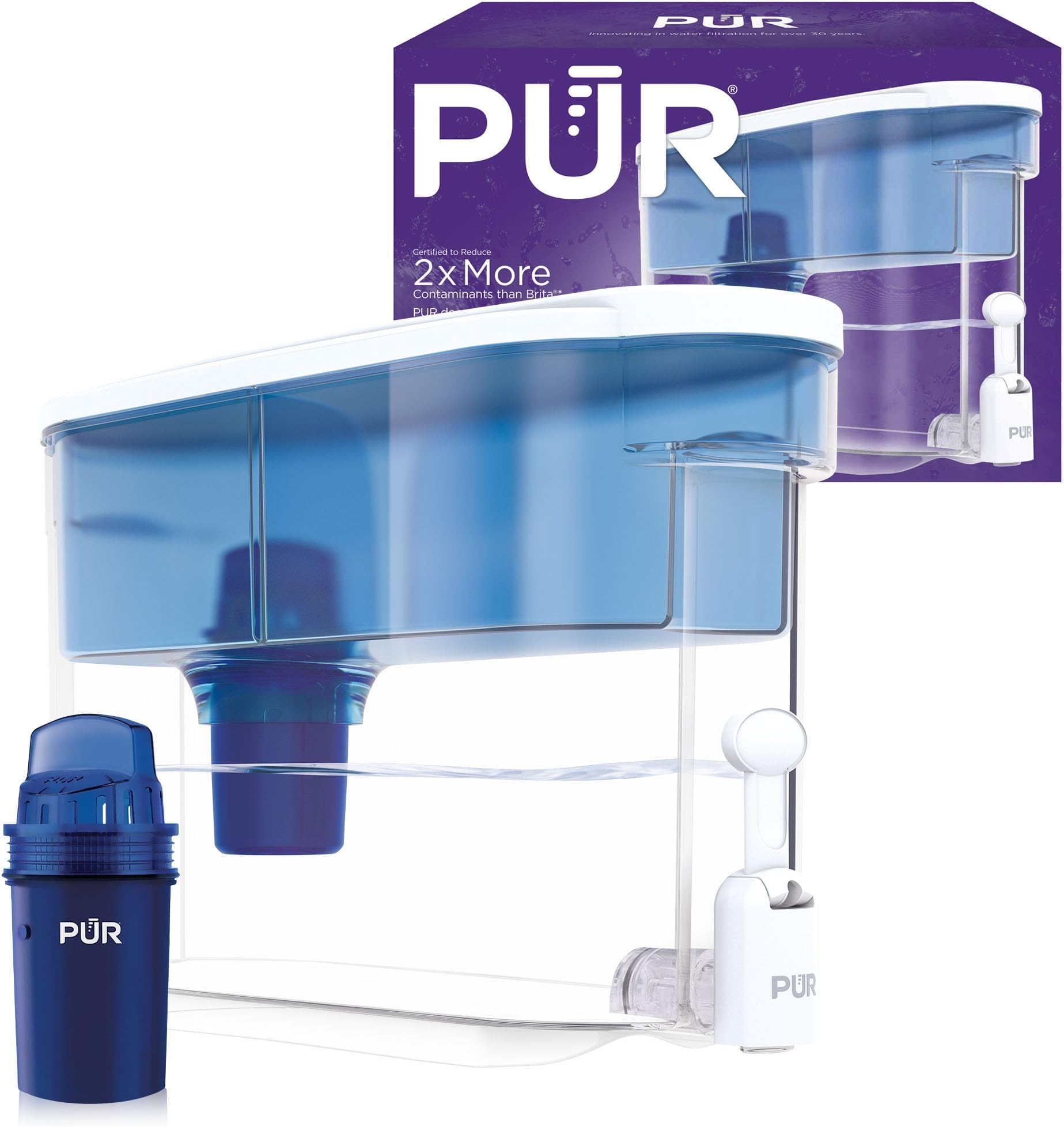 PUR 30 Cup Water Filtration Dispenser, DS1800
