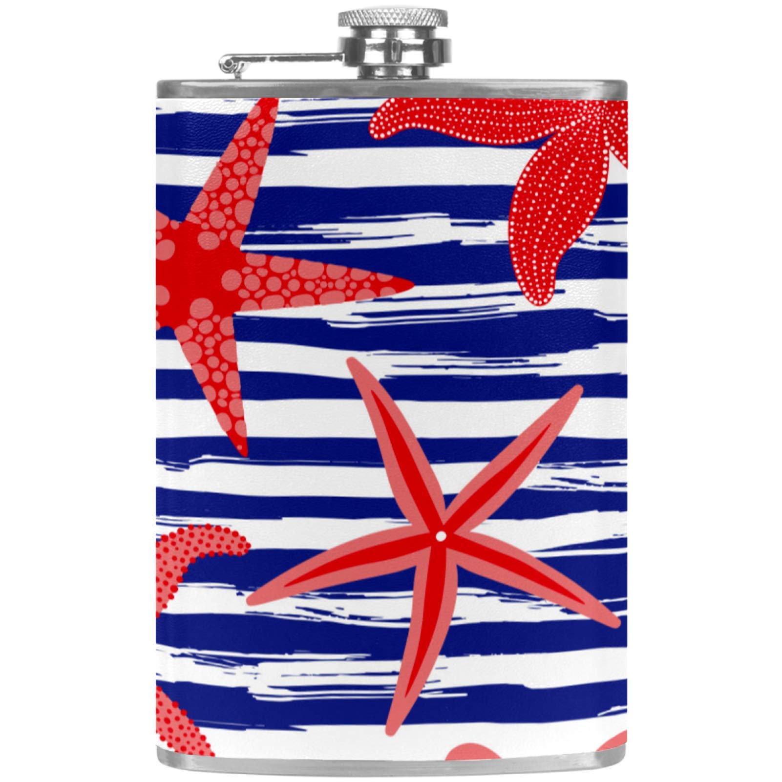 Flasque en cuir pour camping et barbecue entre amis