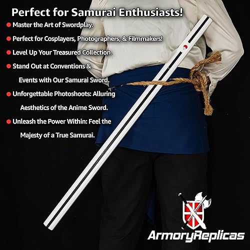 Miniatura 5 de Cortador de hierba Sasuke hecho a mano Ninja Straitblade Réplica Espada  Acero al carbono coleccionable