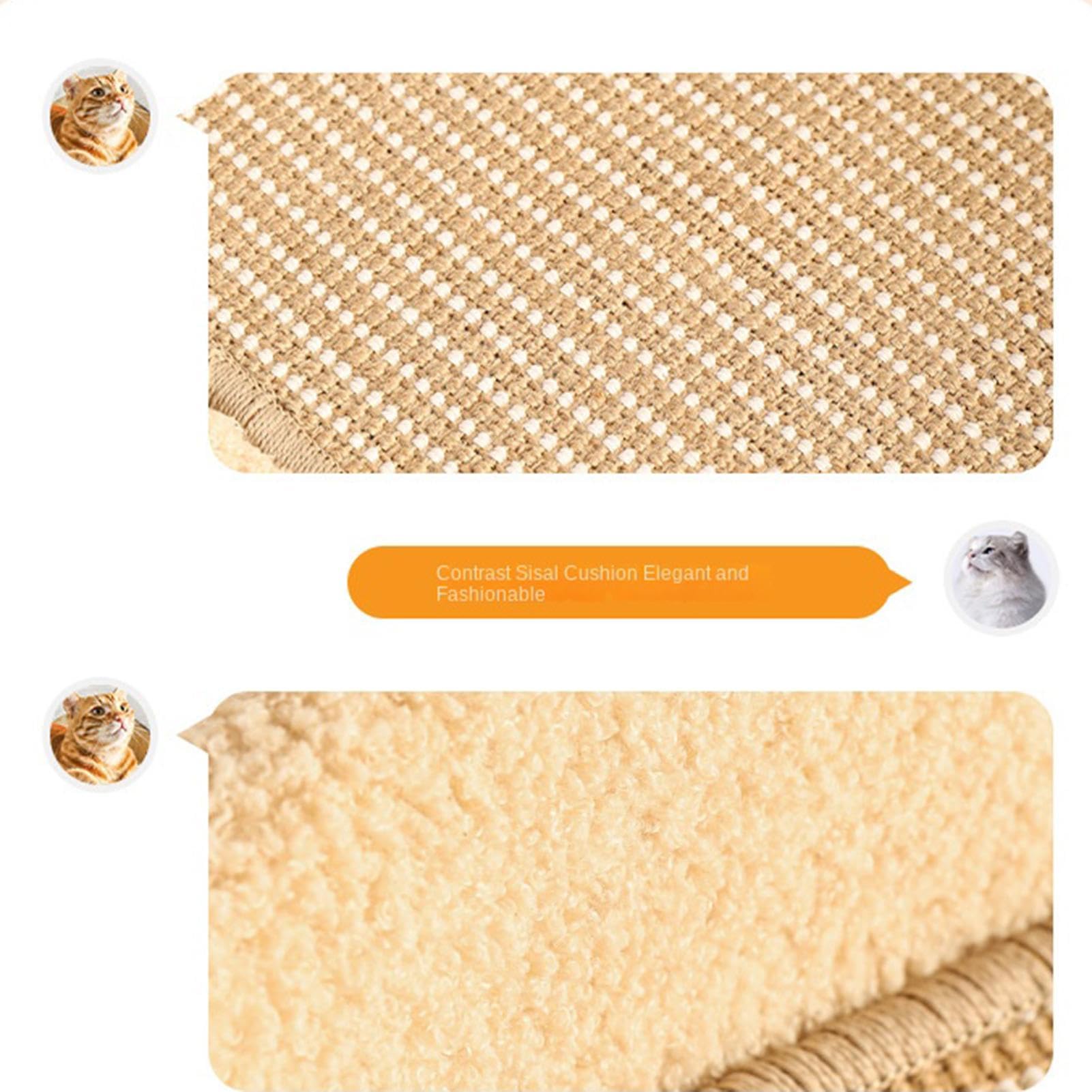 Divano tiragraffi per gatti, grande divano in sisal, per camera da letto, appartamento, terrazza, balcone, angolo, casa