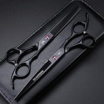 Hairdresser Scissors Set, Professional Hair Scissors and Hairdressing Thinning Shear Kit for Salon, Barber or Home Use Pet Sharp