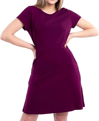 SCOTTeVEST Daisy Dress for Women, 8 Pockets, Moisture Wicking for Travel
