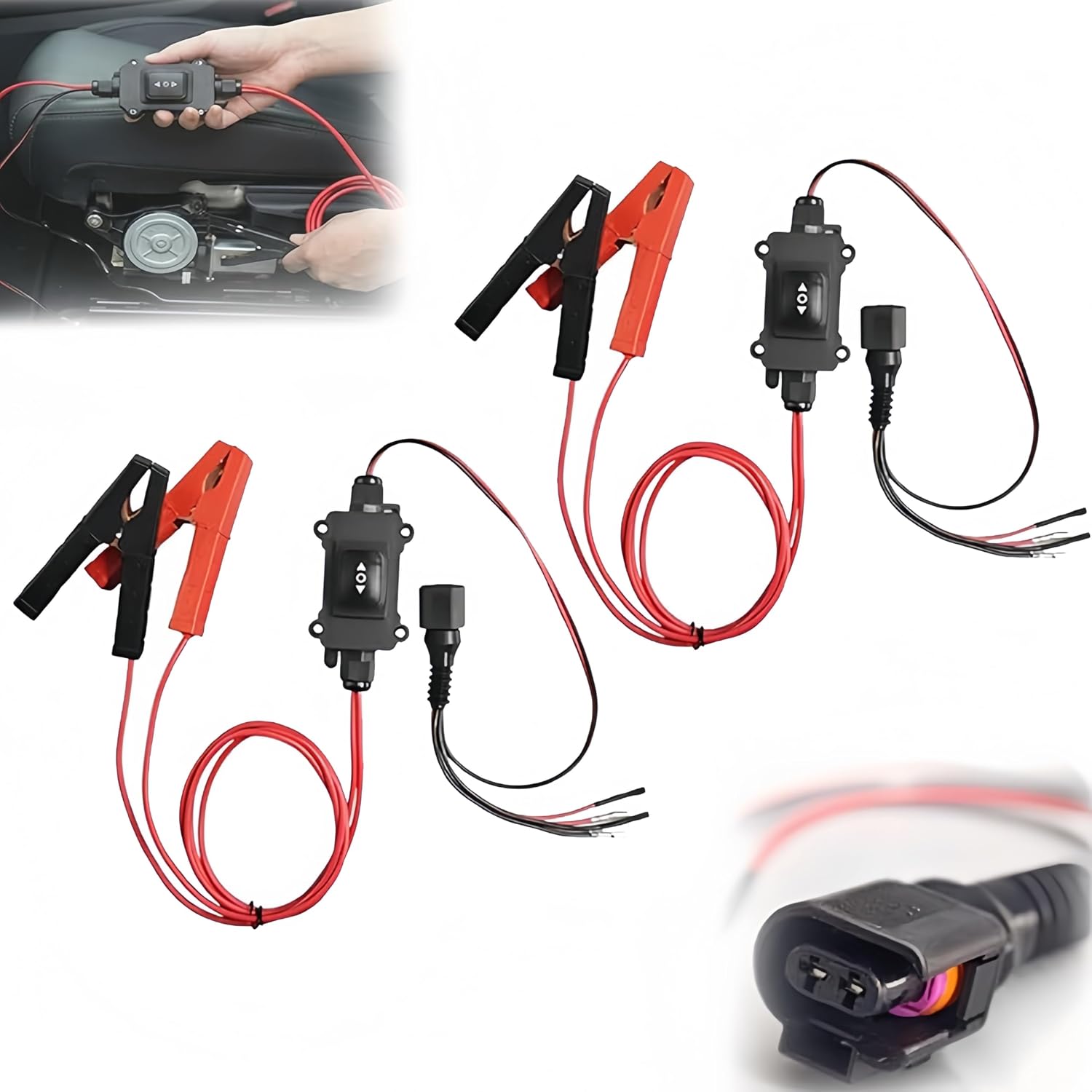 Universal Car Motor Diagnostic Tool, 2026 New Engine Light Evap Test Scanner and Battery Tester Check Engine Light, Cranking & Charging System Test Scanner Diagnostic for All Cars (2Set)