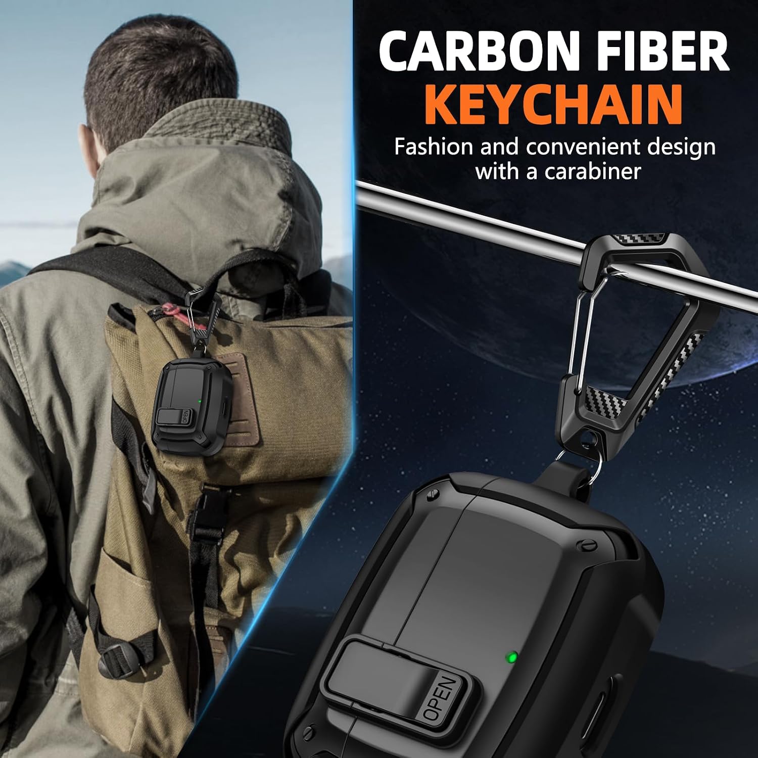 for JBL Vibe Beam2 Case (2025) / for Vibe Beam Case (2023)/ for JBL Vibe 200TWS (2022) with Lock Clip & Cleaning Kit,Shockproof Protective Headphone Cover