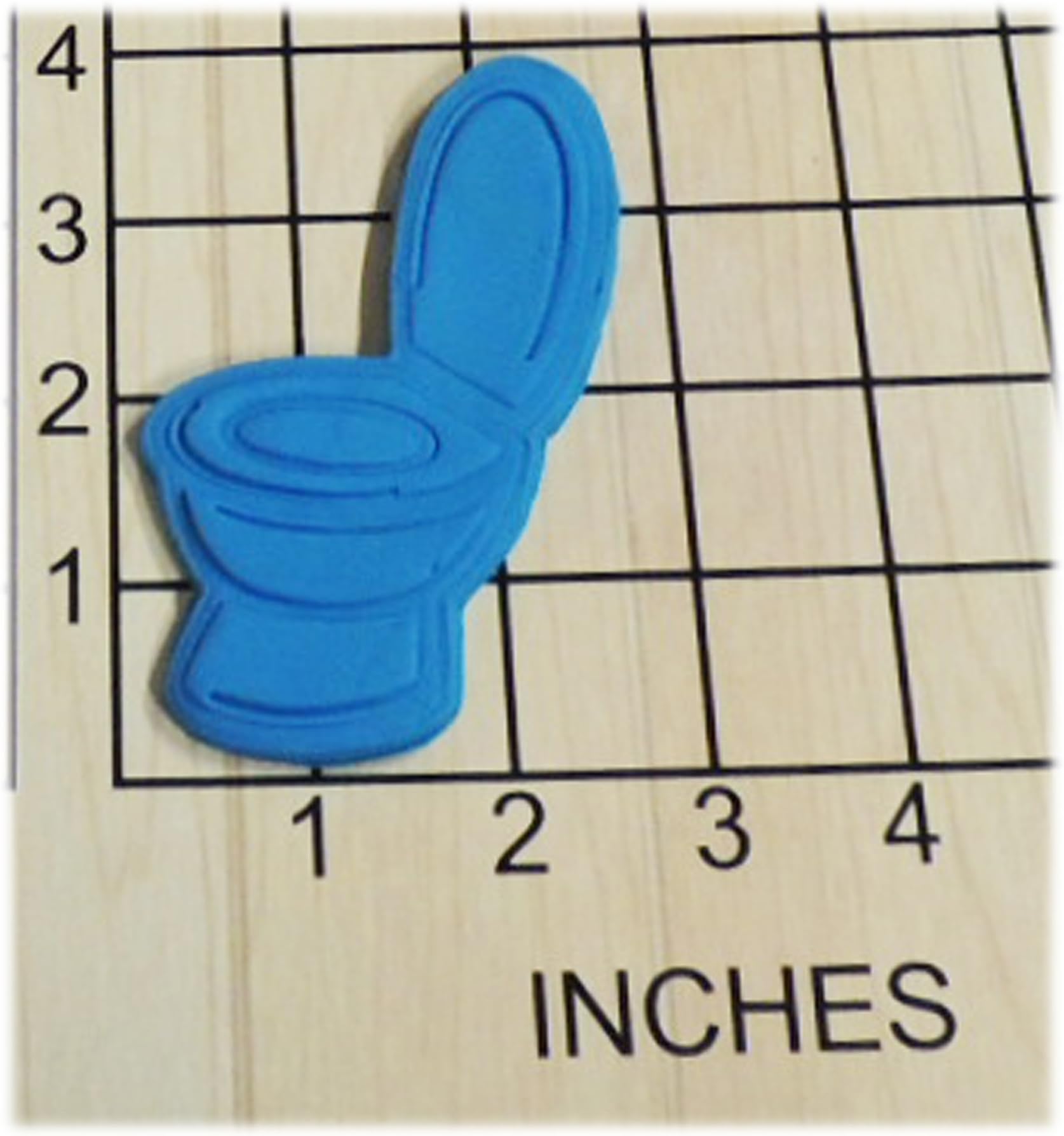 Over the Hill Toilet Fondant Cookie Cutter and Stamp #1395