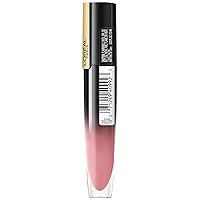 Vista 2 de L'Oreal Paris Brilliant Signature - Lápiz labial brillante para labios, Be Captivating, 0.21 onzas líquidas.