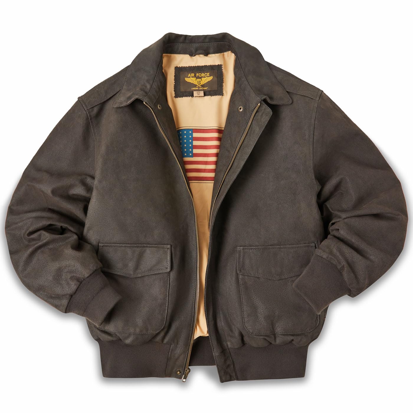 Men's BIGI 80s Leather Flight Jacket
