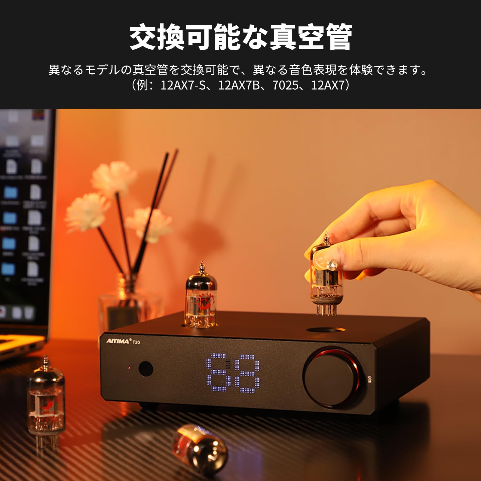 ✨新品・送料無料✨AIYIMA T20 フルバランス真空管プリアンプ Hi-Fi AIYIMA T20 フルバランスHi-Fi真空管プリアンプ TUBE ECC83 LME49720+