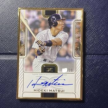 【世界75枚限定】Topps　2021 ヤンキース　松井秀喜　直筆サインカード 世界75枚限定】Topps 2021 ヤンキース 松井秀喜 直筆サイン