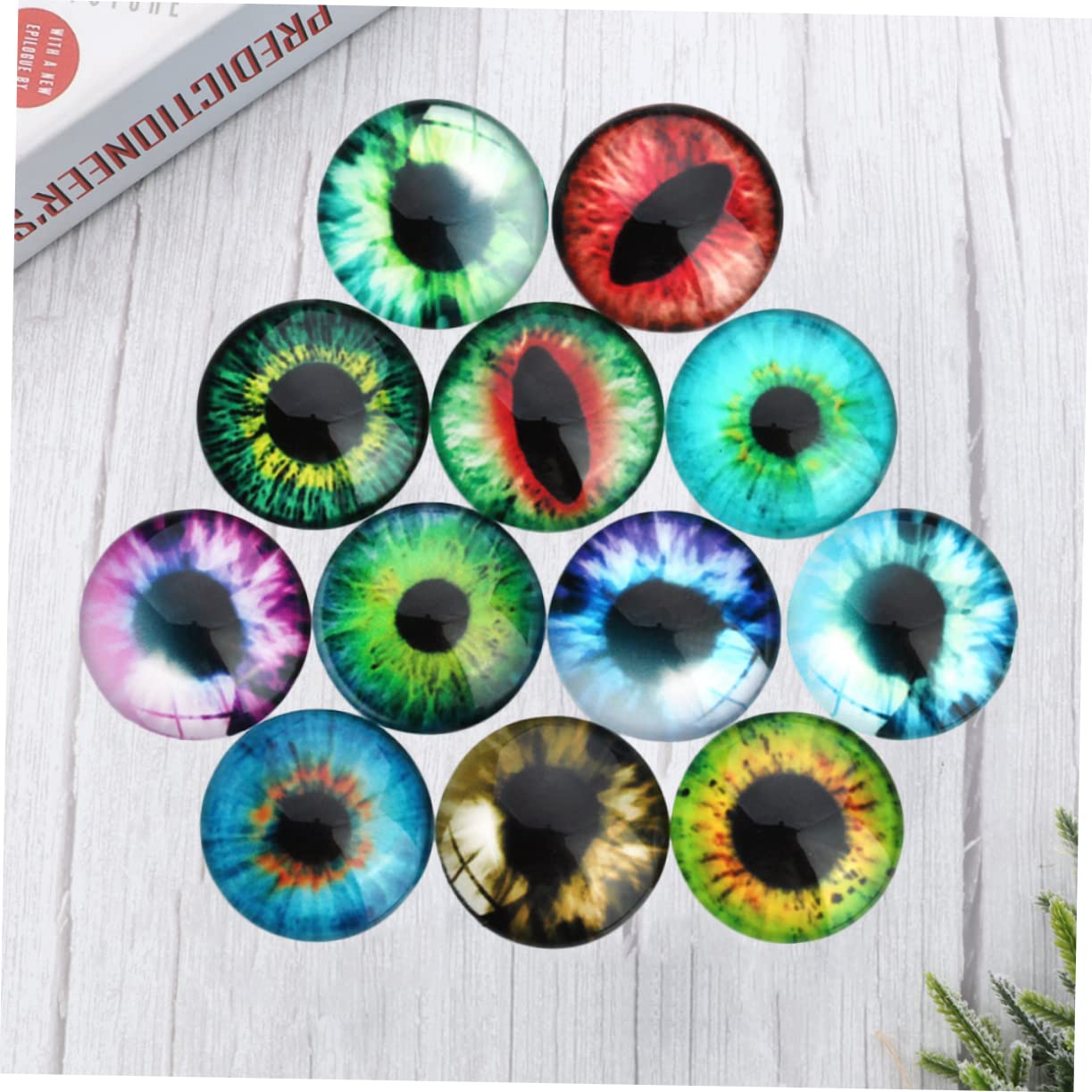 100 Uds Ojos Falsos DIY Ojos De Animales Falsos DIY Para Muñeca Ojos Simulación Ojos DIY Pegatina Ojos