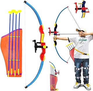 Liberty Imports Deluxe Kids Large Toy Archery Bow and Arrow Set with Suction Cup Arrows and Quiver (32-Inches) - coolthings.us