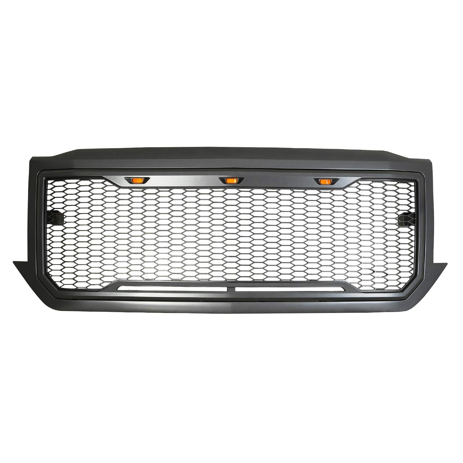 Paramount AutomotiveMatte Black ABS LED Impulse Mesh Grille 41-0193MB 16-18 Chevy Silverado 1500
