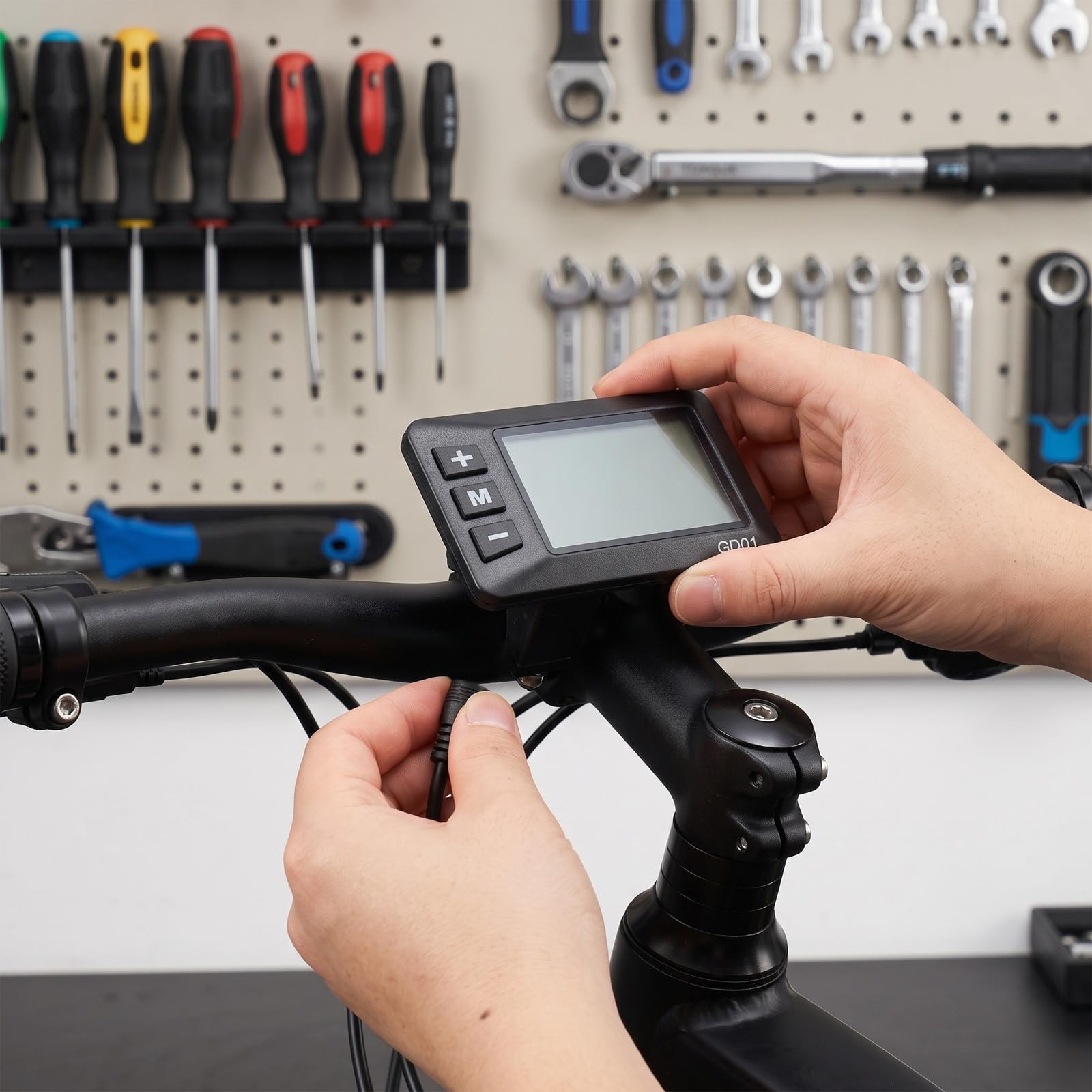 Instrumento LCD para Bicicleta Eléctrica Gd01 5 Pines