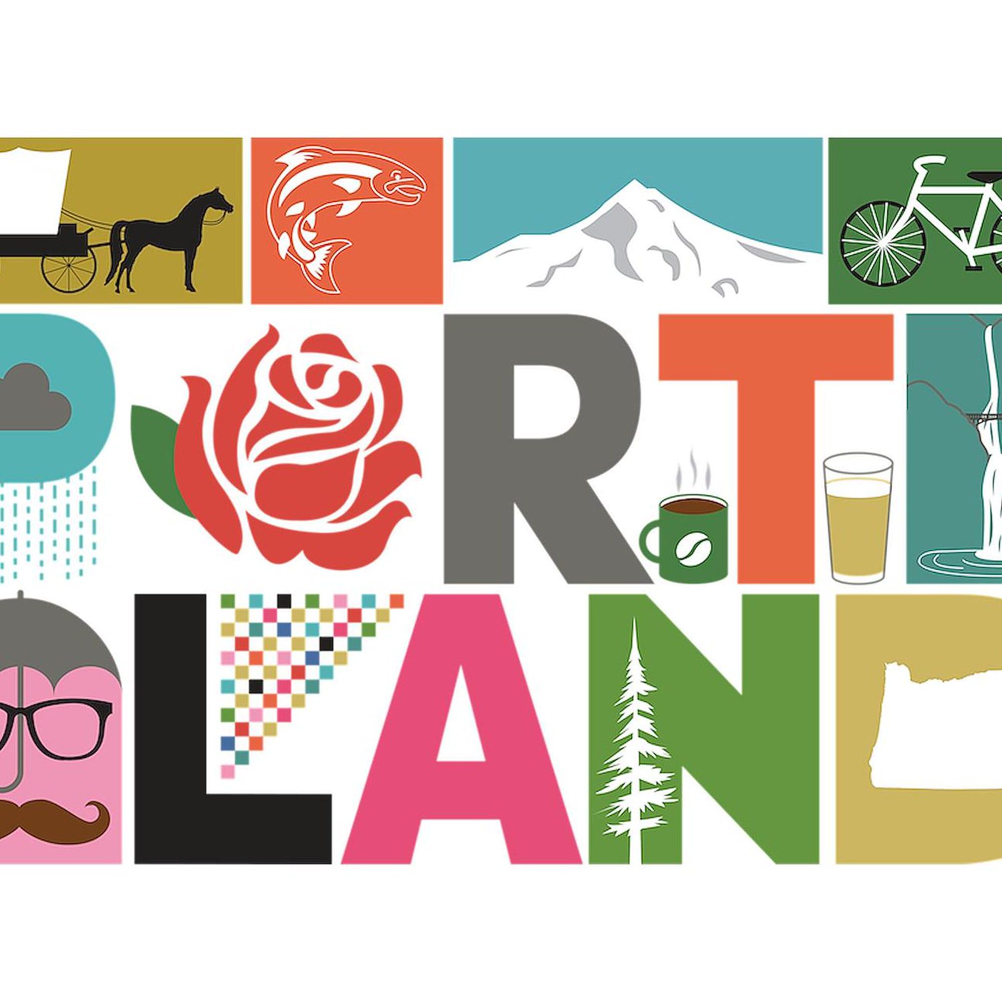 CafePress Unique Portland Block By Block 4