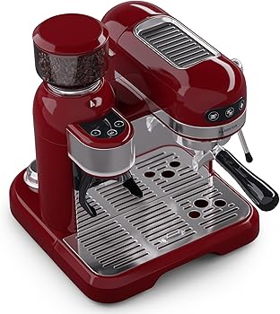 Klarstein Cafetera Expresso Automatica con Espumador de Leche, Cafetera Espresso 1.4 L Cafeteras, Pequeña de Acero Inoxidable 1550W para Capuccino, Cafetera Automatica, Maquina de Cafe0