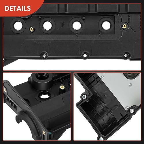 Miniatura 6 de A-Premium Tapa de válvula del motor, con junta de tapa de válvula, compatible con Hyundai Elantra 04-06, Tiburon 04-08, Tucson 05-09, Kia Spectra