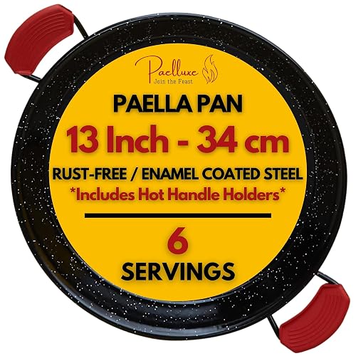Paelluxe Enameled No-Rust Steel Skillet 13-Inch