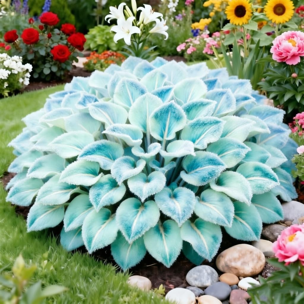 Versatile Hosta Rhizome Set – Lush Decorative Foliage for Flexible Indoor & Outdoor Styling-15bulbs-D