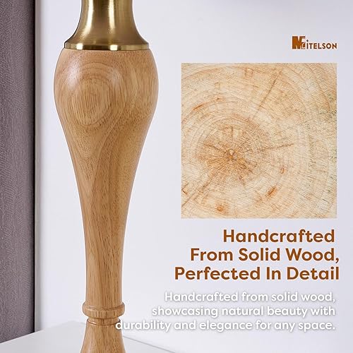 Miniatura 3 de Lámpara de mesa, moderna lámpara de escritorio para mesita de noche con regulador de intensidad y bombilla, lámpara de mediados de siglo para sala