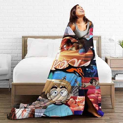 Miniatura 3 de Scott Pilgrim Takes Off - Manta de microforro polar ultrasuave, acogedora y cálida, adecuada para todas las salas de estar y dormitorios, manta de
