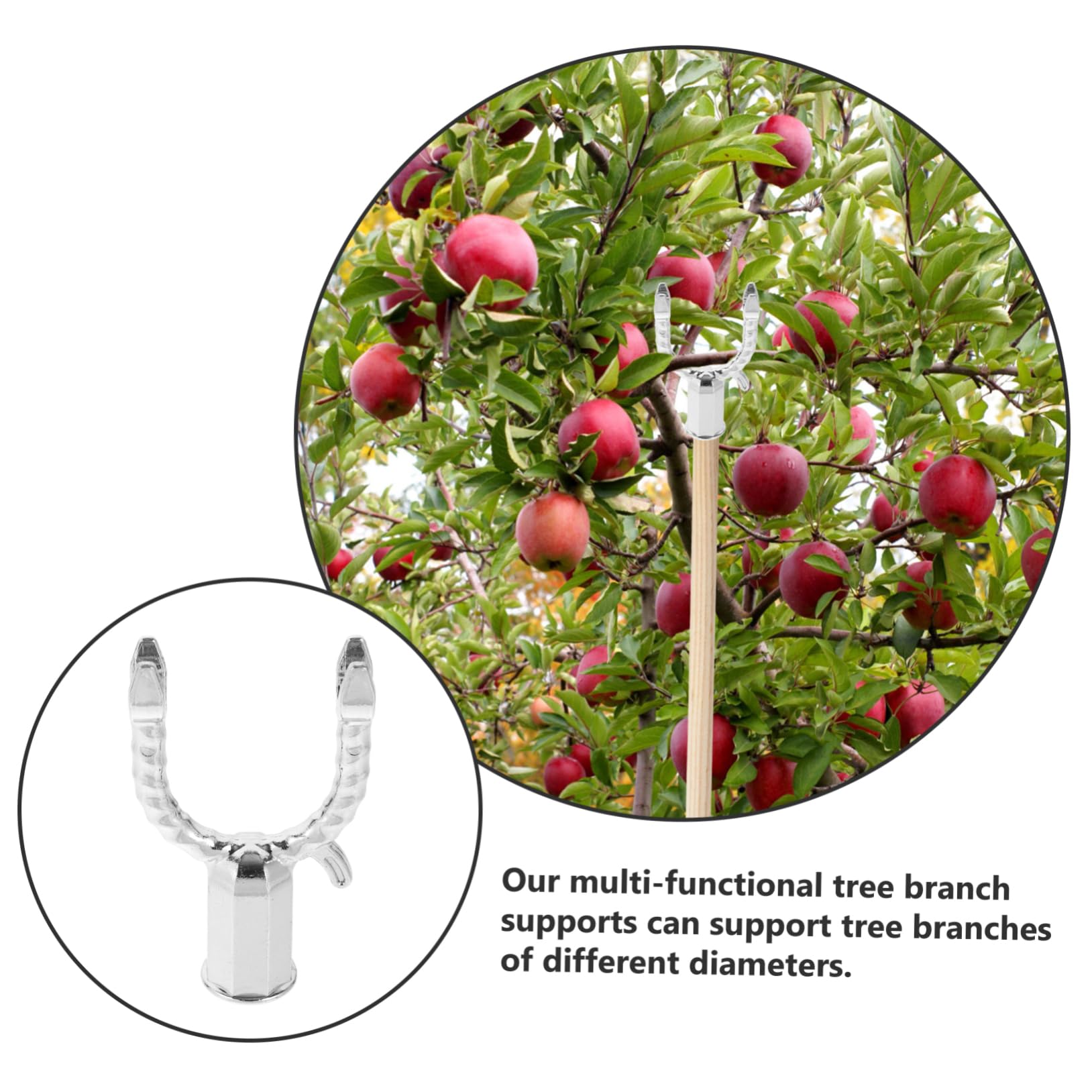Toyvian 4 Sätze Baumäste Unterstützung Teiliges Stabilisierendes Werkzeug Für Obstbäume Pflanzstütze Wetterfest Und Wiederverwendbar Für Gartenpflanzen Und Obstbäume 5 Stück * 4