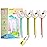 LEPGIFE U Shaped Kids Toothbrush 4 Pack, U-Type Whole Mouth Toothbrush for Kids (Age 6-10)