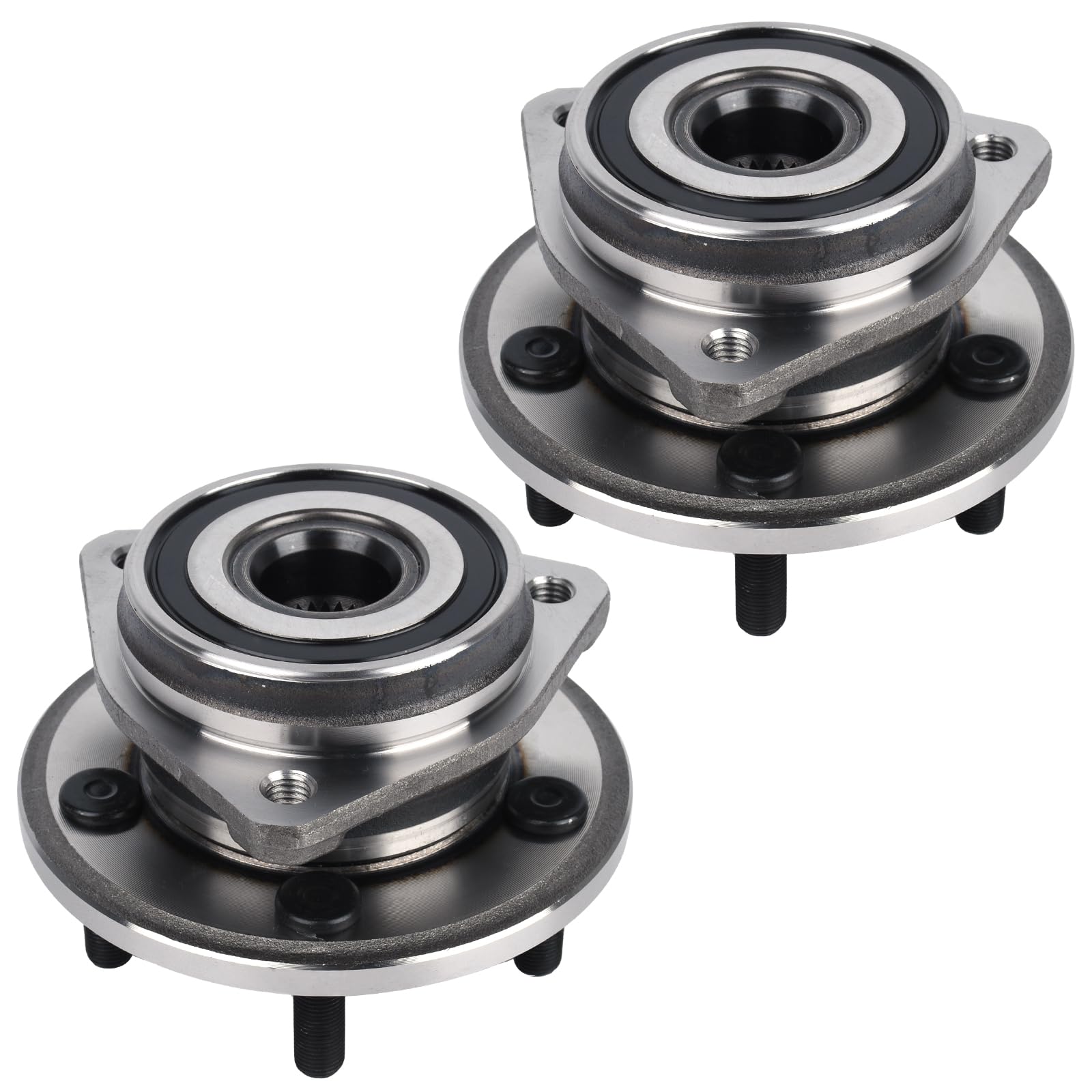PAROD 2PCS 513158 Front Wheel Hub & Bearing Assembly Fit for 1999-2001 Jeep Cherokee, 2000-2006 TJ, 1999-2006 Jeep Wrangle