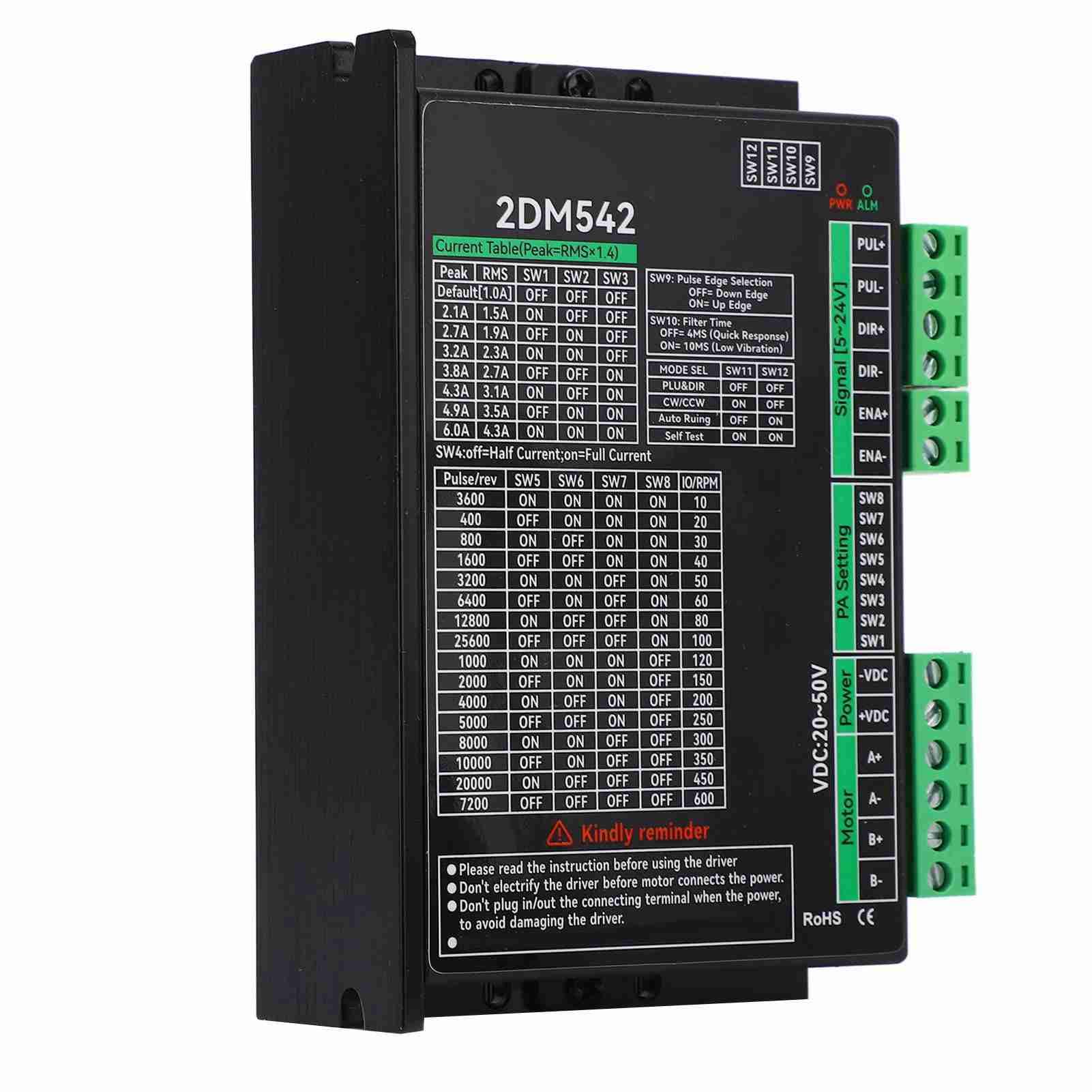 FTVOGUE Controlador de Motor Paso a Paso Controlador de Motor Digital