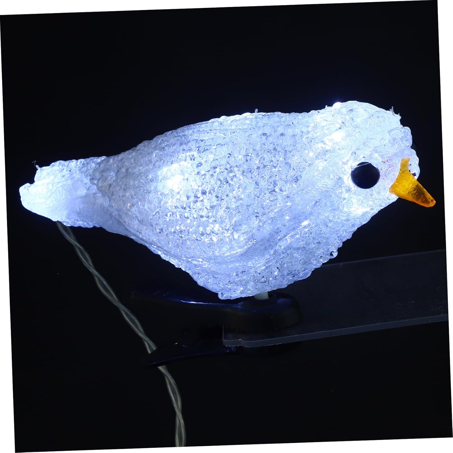 GLEAVI 1Pc Solar LED Robin Bird String Lights for Garden Decor and Energy Saving Outdoor Lighting for Parties and Events