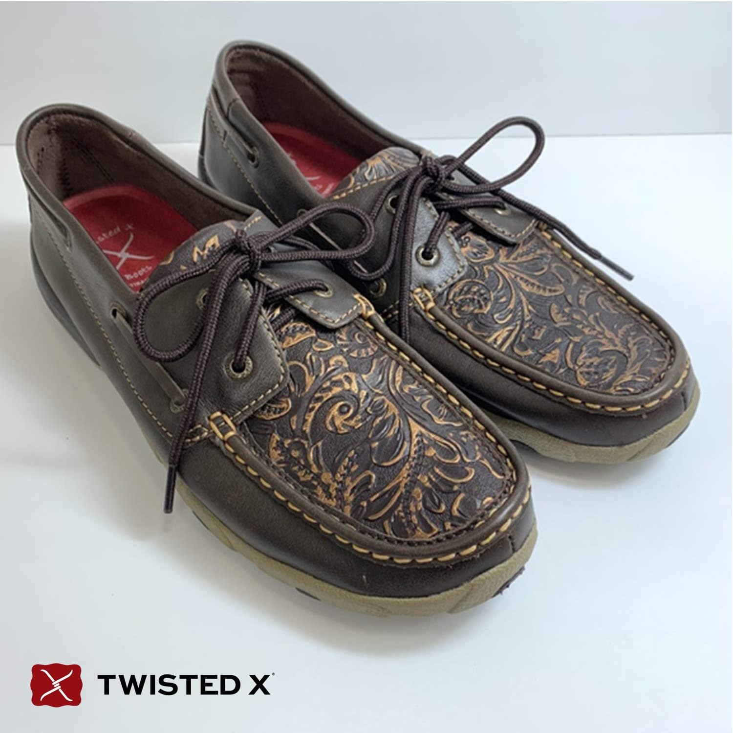 Twisted X Women's Boat Shoe Driving Moc 